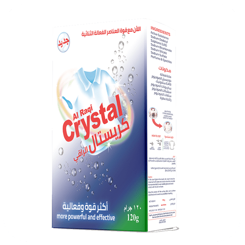Crystal Al Raqi Detergent Powder, 120g Box